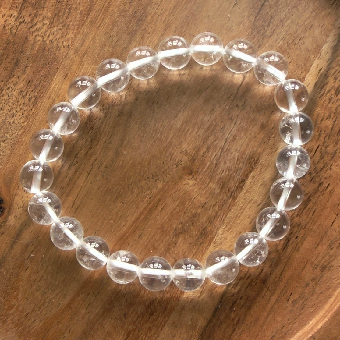Clear Quartz Crystal Intention Bracelet