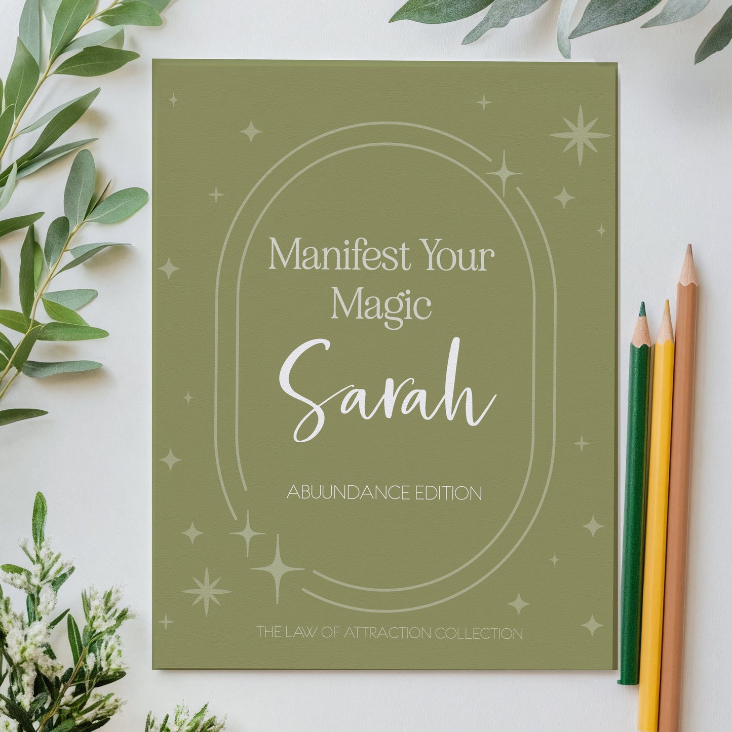 Manifest Your Magic - Personalised Manifestation Book And Journal - The Abundance Edition