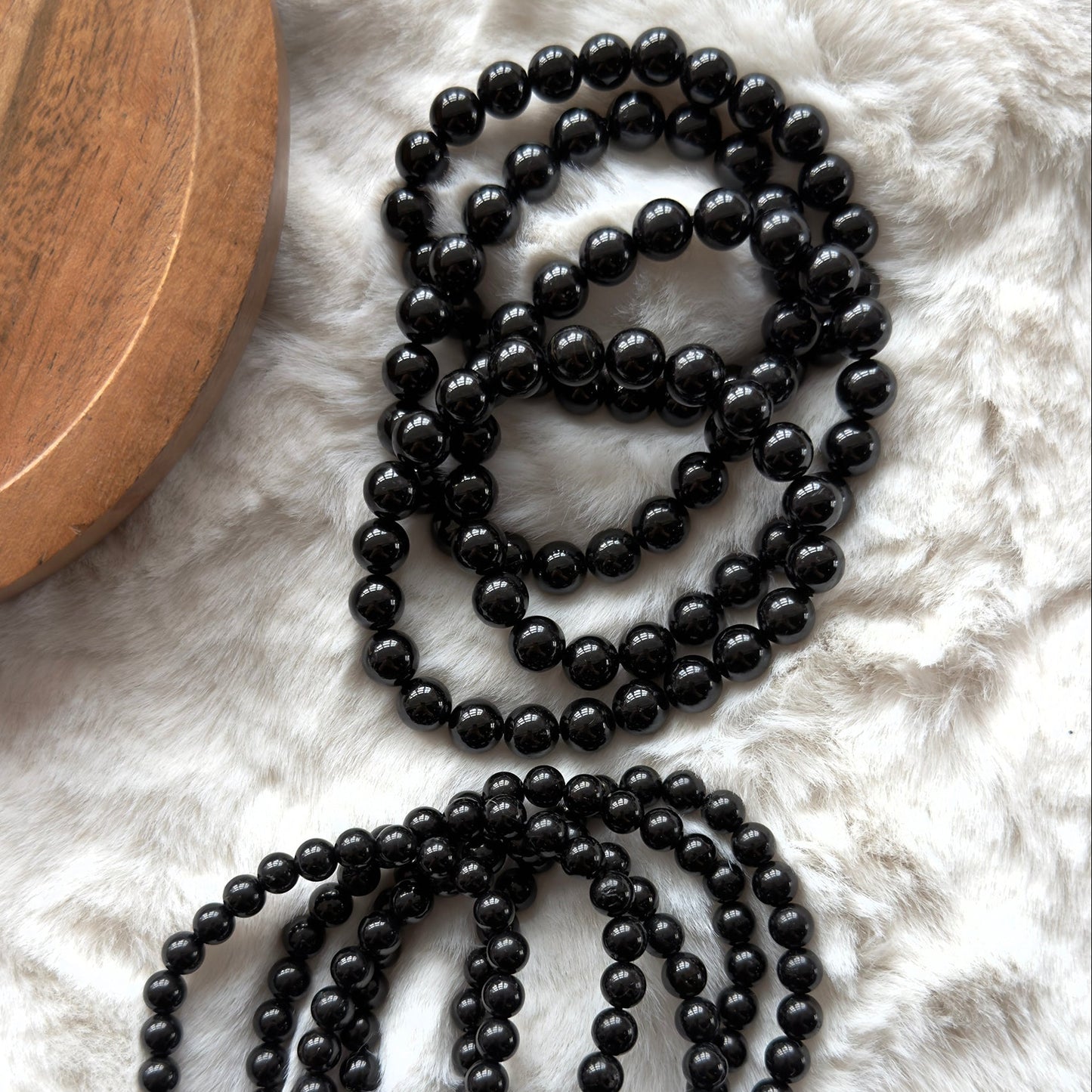 Black Obsidian Crystal Intention Bracelet