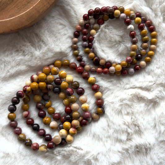 Mookaite Crystal Intention Bracelet
