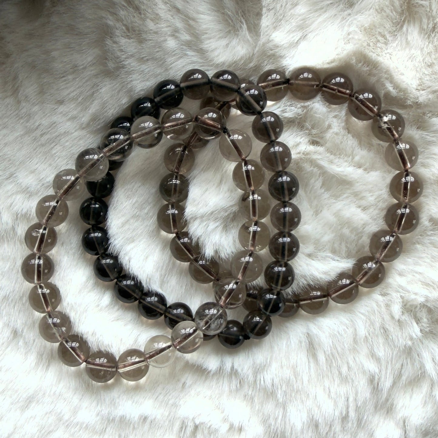 Smoky Quartz Crystal Intention Bracelet