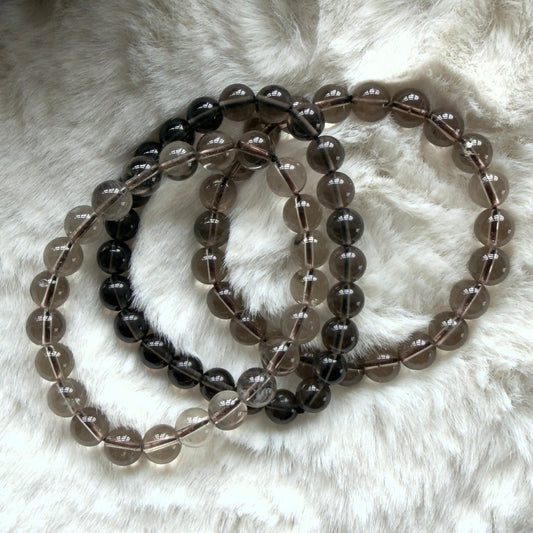 Smoky Quartz Crystal Intention Bracelet