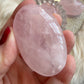 Rose Quartz Palm Stone