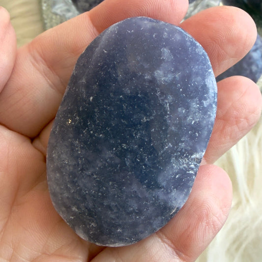 Lepidolite Palm Stone