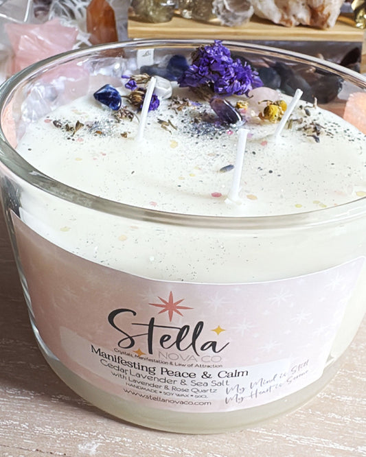 Manifestation Candle - Manifesting Peace